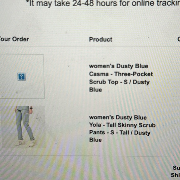 FIGS DUSTY BLUE💙🔵 - Picture 3 of 3